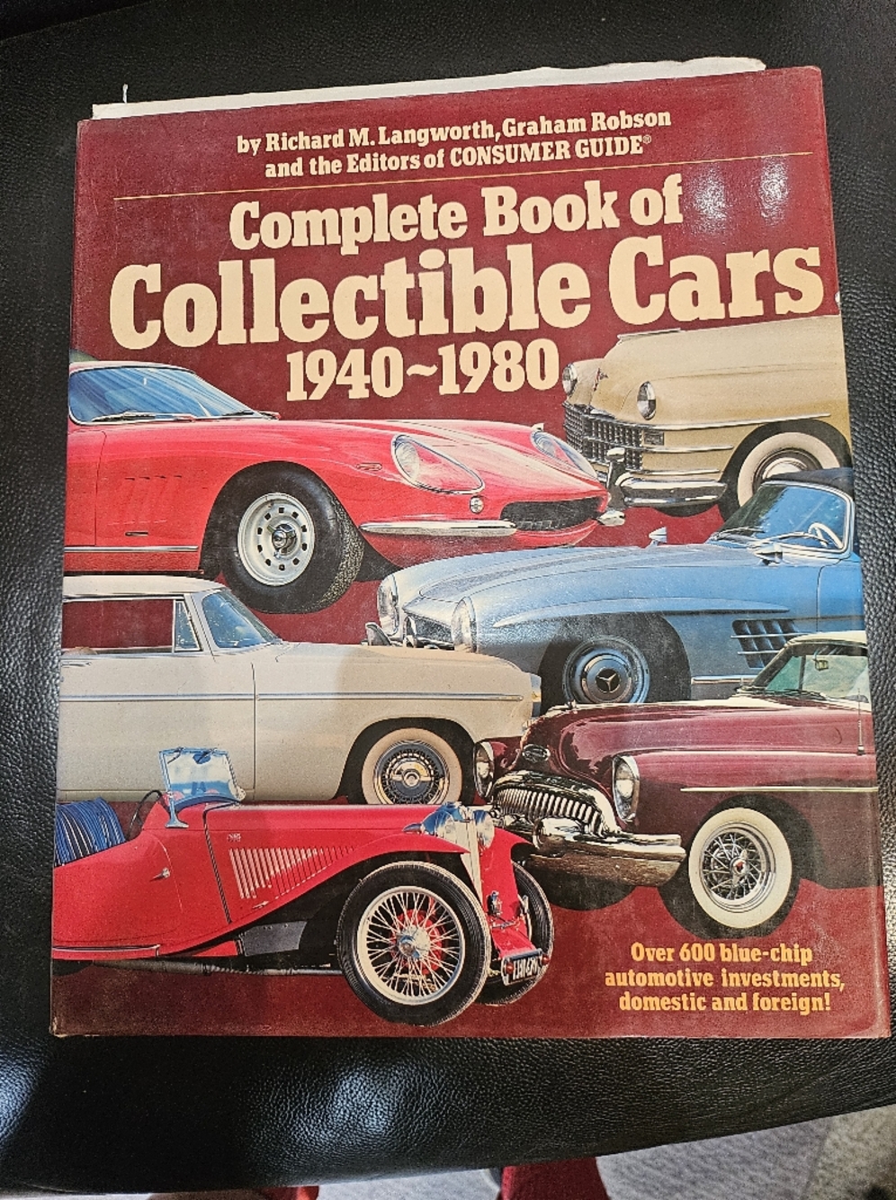 Complete Book of Collectible Cars 1940-1980 - Red Cover